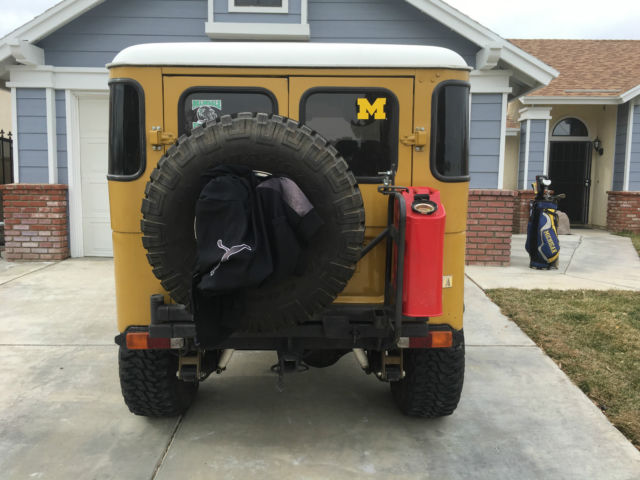 1979 Red Toyota Land Cruiser Convertible