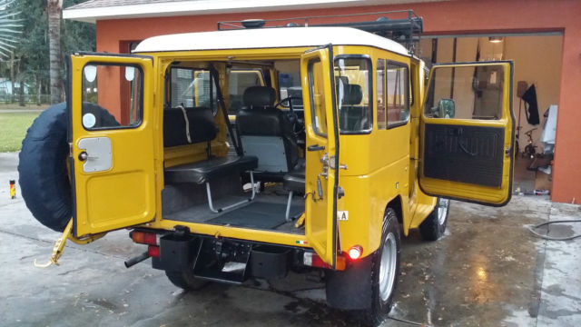 1979 Yellow Toyota Land Cruiser SUV