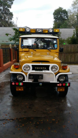1979 Yellow Toyota Land Cruiser SUV