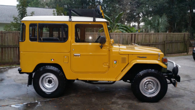 1979 Yellow Toyota Land Cruiser SUV