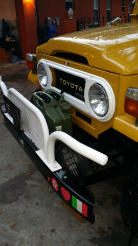 1979 Yellow Toyota Land Cruiser SUV