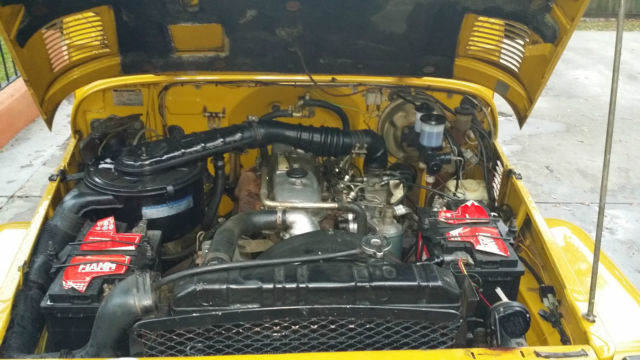 1979 Yellow Toyota Land Cruiser SUV