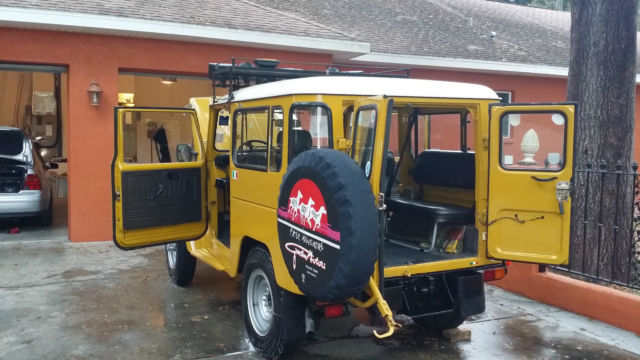 1979 Yellow Toyota Land Cruiser SUV