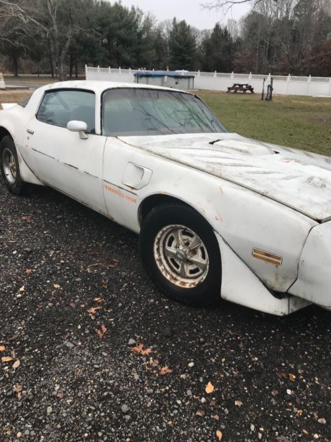 1979 White Pontiac Trans Am Coupe