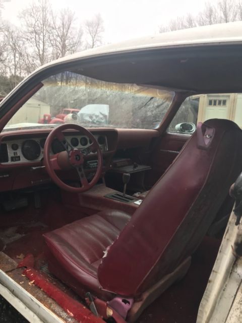 1979 White Pontiac Trans Am Coupe