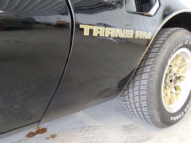 1979 Black Pontiac Trans Am Coupe