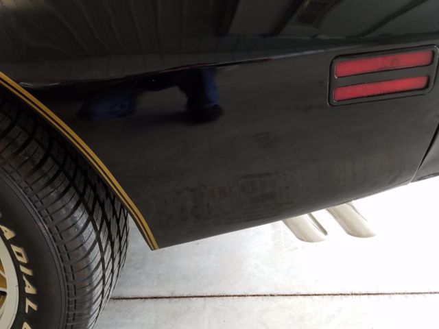 1979 Black Pontiac Trans Am Coupe