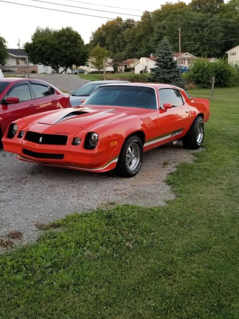 1979 Orange Chevrolet Camaro Coupe