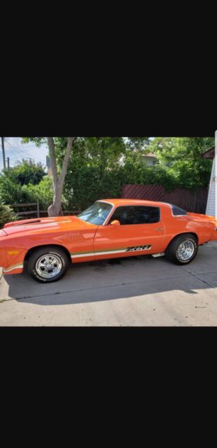 1979 Orange Chevrolet Camaro Coupe