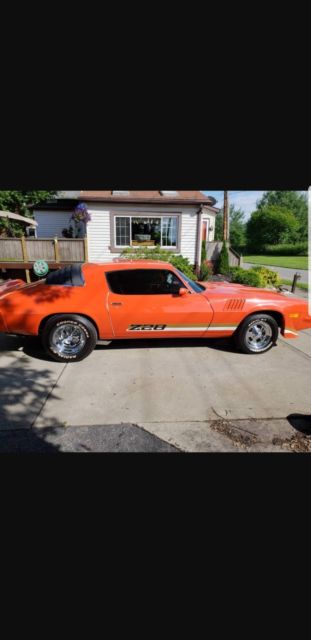 1979 Orange Chevrolet Camaro Coupe