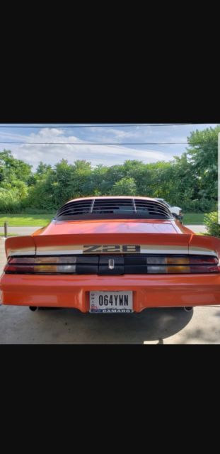 1979 Orange Chevrolet Camaro Coupe