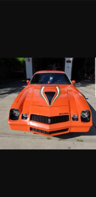 1979 Orange Chevrolet Camaro Coupe