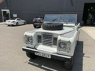 1979 White Land Rover Defender Convertible
