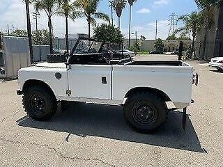 1979 White Land Rover Defender Convertible