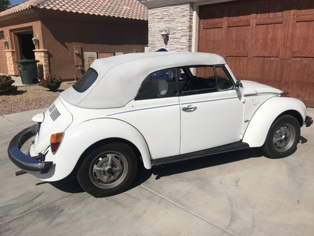 1979 White Volkswagen Beetle - Classic Coupe