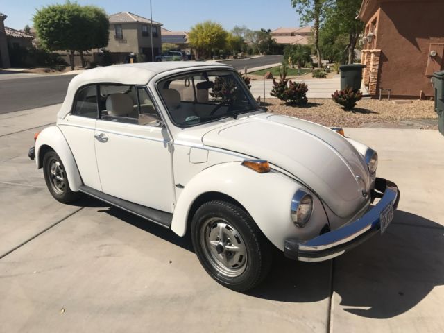 1979 White Volkswagen Beetle - Classic Coupe