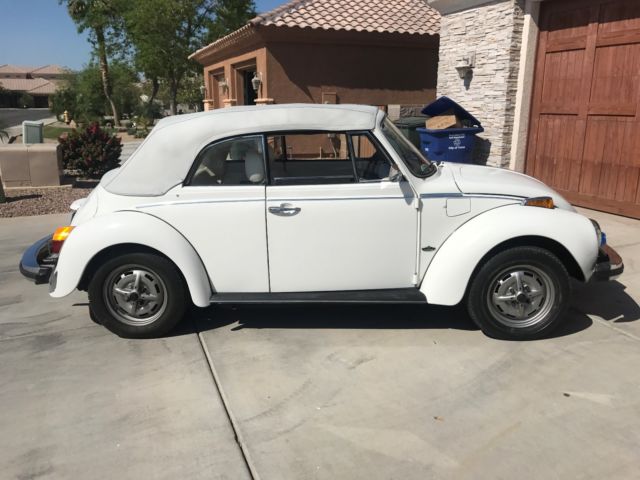 1979 White Volkswagen Beetle - Classic Coupe
