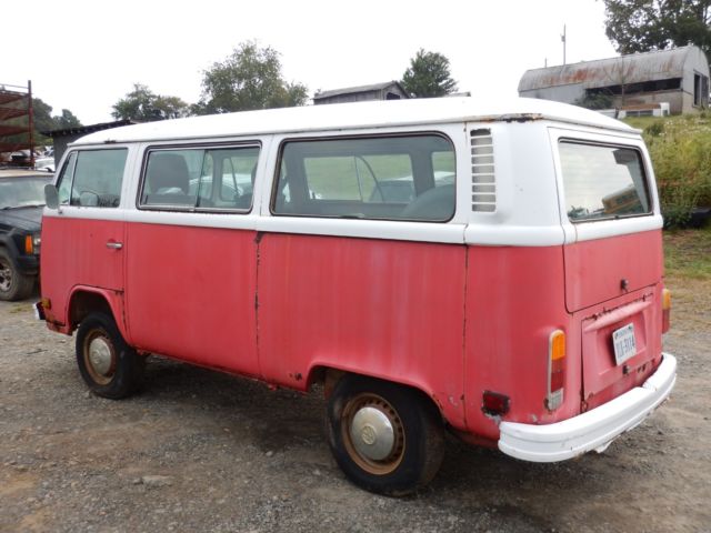 1979 Red Volkswagen Bus/Vanagon Extended Passenger Van