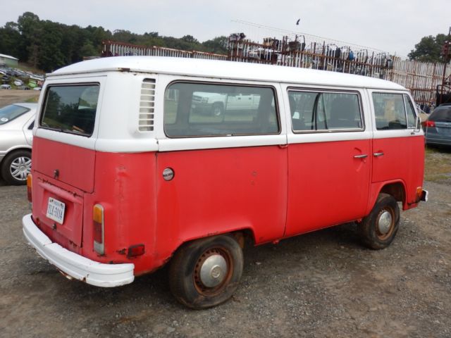 1979 Red Volkswagen Bus/Vanagon Extended Passenger Van