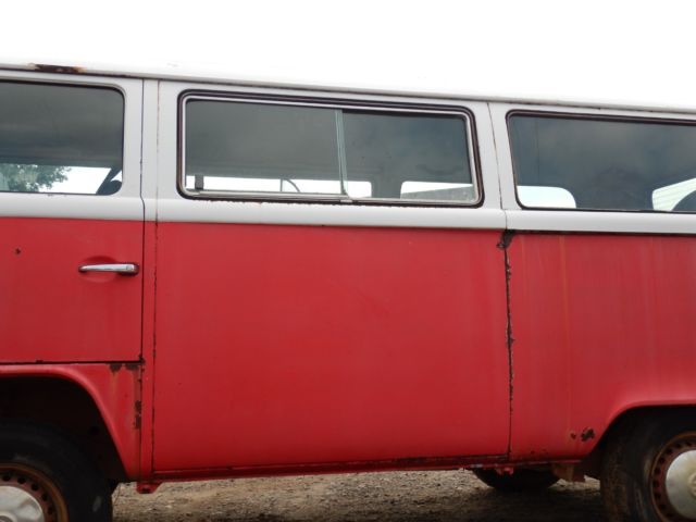1979 Red Volkswagen Bus/Vanagon Extended Passenger Van