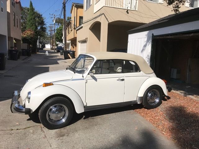 1979 White Volkswagen Beetle - Classic Convertible