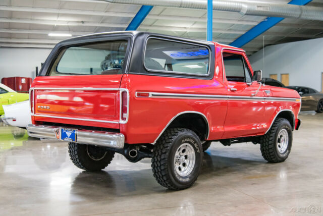 1979 Red Ford Bronco SUV
