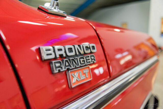 1979 Red Ford Bronco SUV