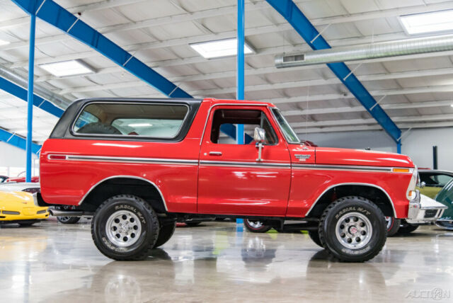 1979 Red Ford Bronco SUV