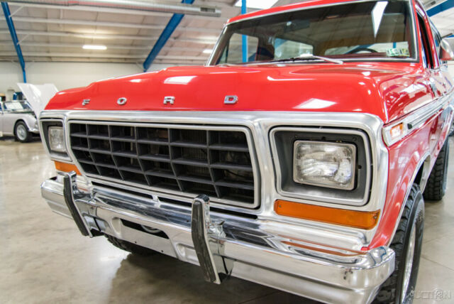 1979 Red Ford Bronco SUV