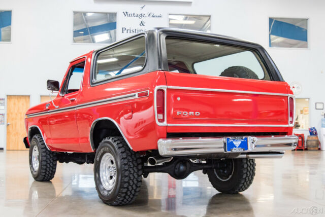 1979 Red Ford Bronco SUV