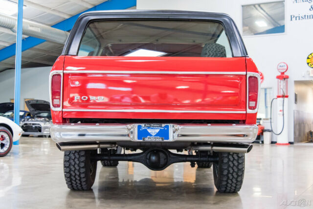 1979 Red Ford Bronco SUV
