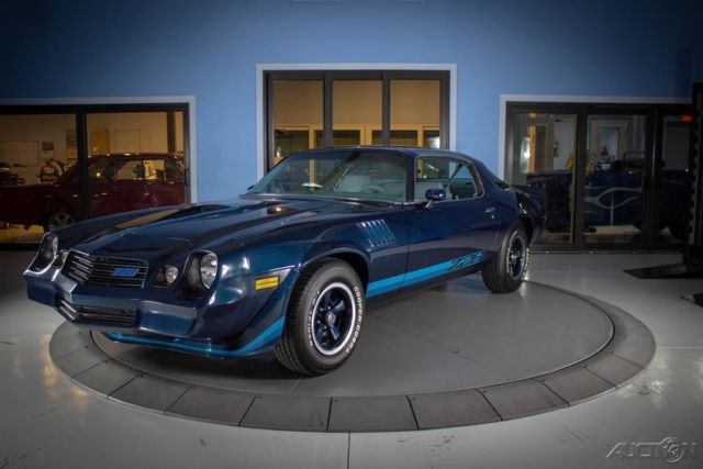 1979 Blue Chevrolet Camaro