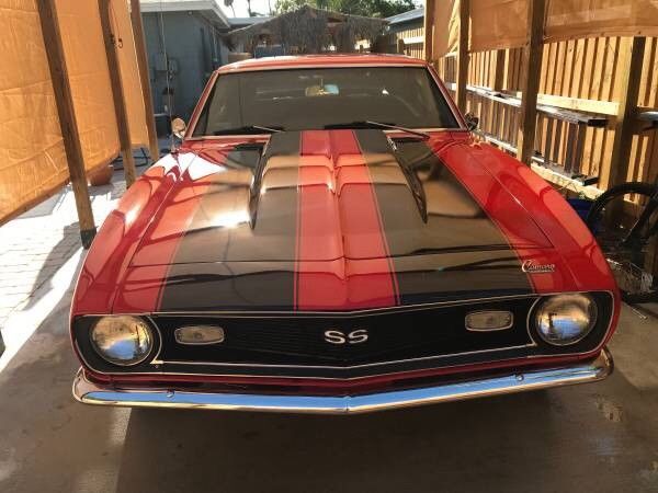 1968 Red Chevrolet Camaro Coupe
