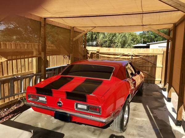 1968 Red Chevrolet Camaro Coupe