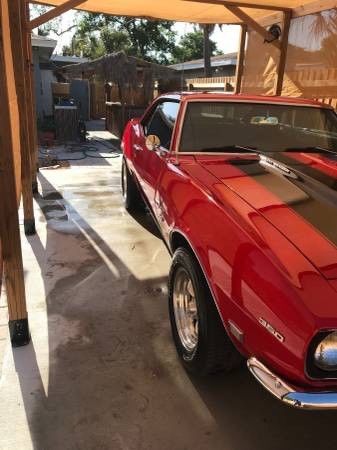 1968 Red Chevrolet Camaro Coupe
