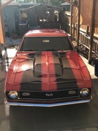 1968 Red Chevrolet Camaro Coupe