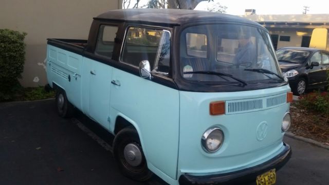 1980 Blue Volkswagen Beetle - Classic Extended Crew Cab Pickup