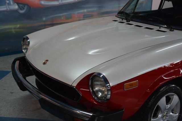 1980 Red Fiat 124 Spider