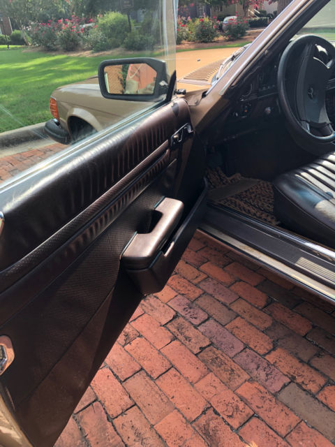 1980 Champagne Mercedes-Benz SL-Class Convertible