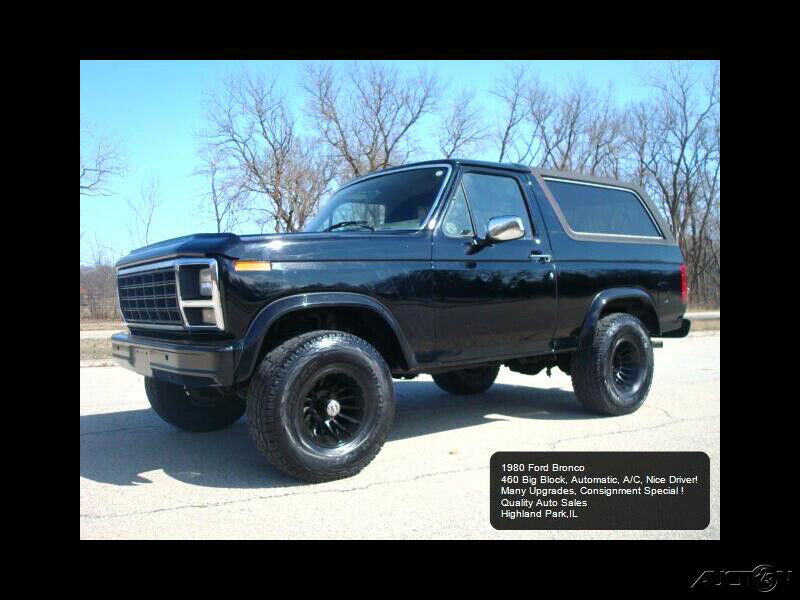 1980 Black Ford Bronco SUV
