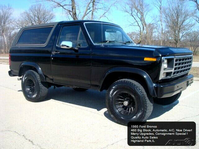 1980 Black Ford Bronco SUV