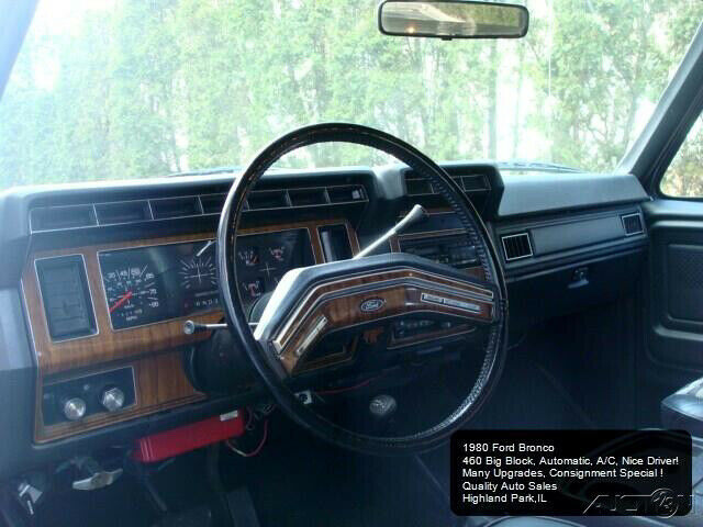 1980 Black Ford Bronco SUV