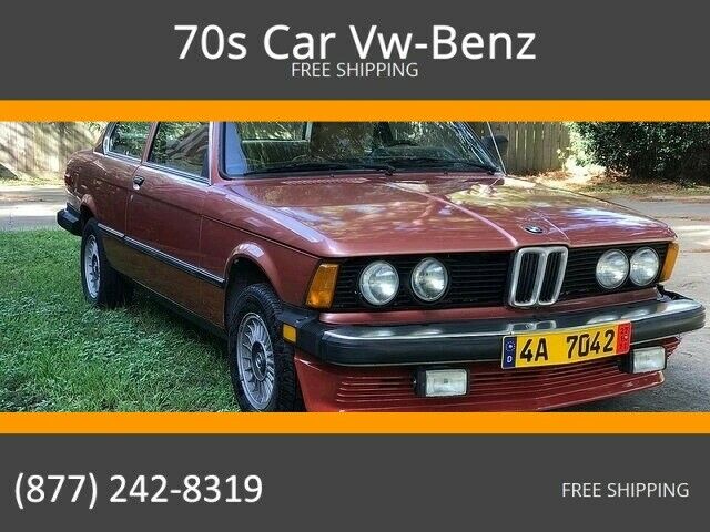 1980 Maroon BMW 3-Series Coupe