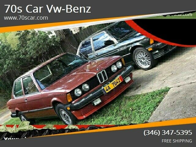 1980 Maroon BMW 3-Series Coupe