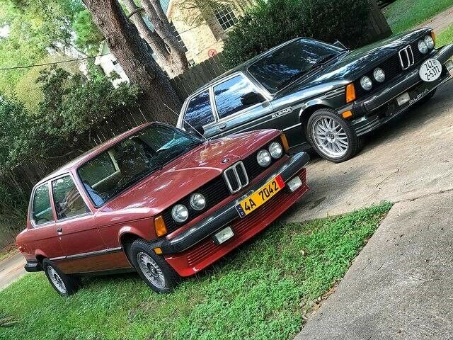 1980 Maroon BMW 3-Series Coupe