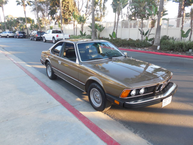 1980 Brasilbraun-metallic BMW 6-Series Coupe