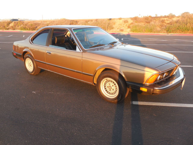 1980 Brasilbraun-metallic BMW 6-Series Coupe