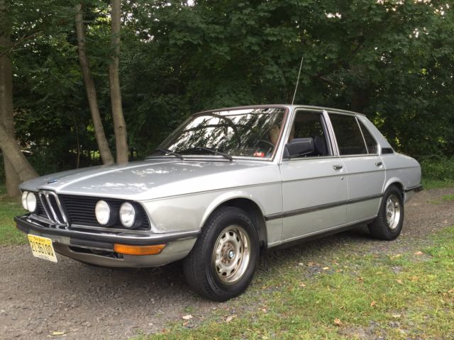 1980 Silver BMW 5-Series 4 door