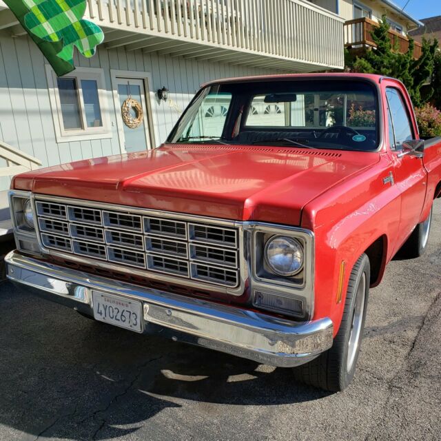 1980 Red Chevrolet C-10 Short Box