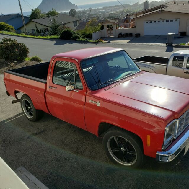 1980 Red Chevrolet C-10 Short Box